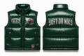 SBC SOFT OR NIKS GREEN PUFFER VEST - SOFT BOYS CLUB